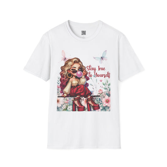 Stay True to Yourself | Unisex Softstyle T-Shirt - Inspirational Fashion Tee for Trendsetters