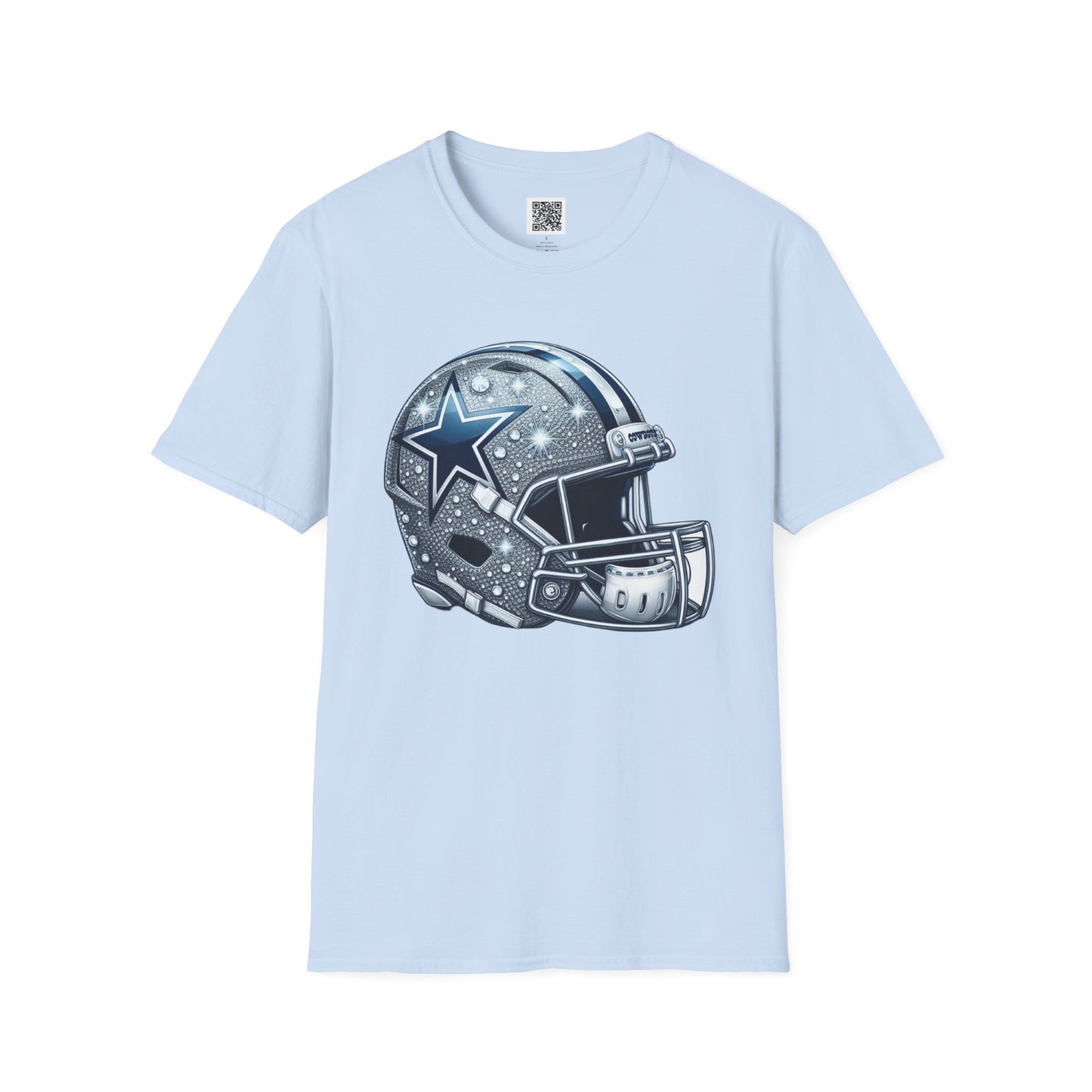 Unisex Softstyle T-Shirt - Retro Football Helmet Design