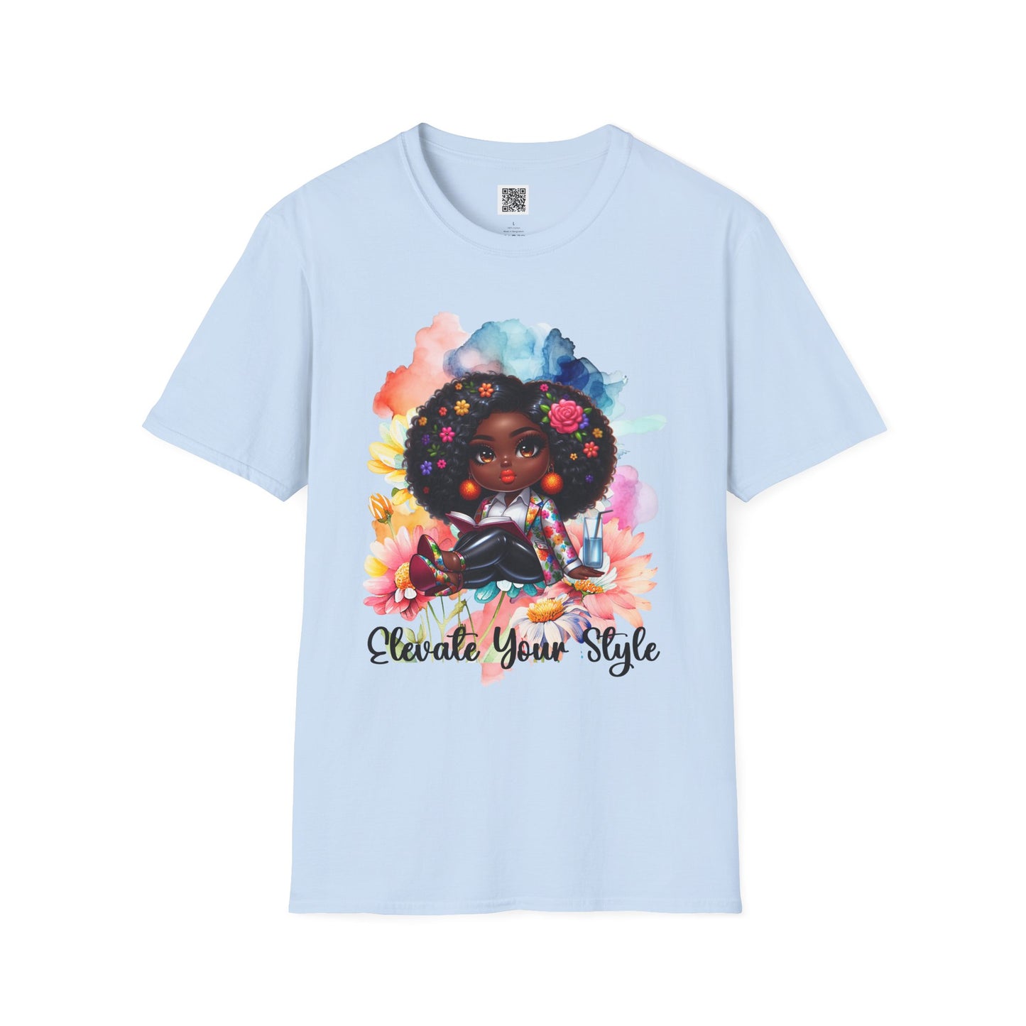 Elevate Your Style | Unisex Softstyle T-Shirt - Colorful Afrocentric Art Tee