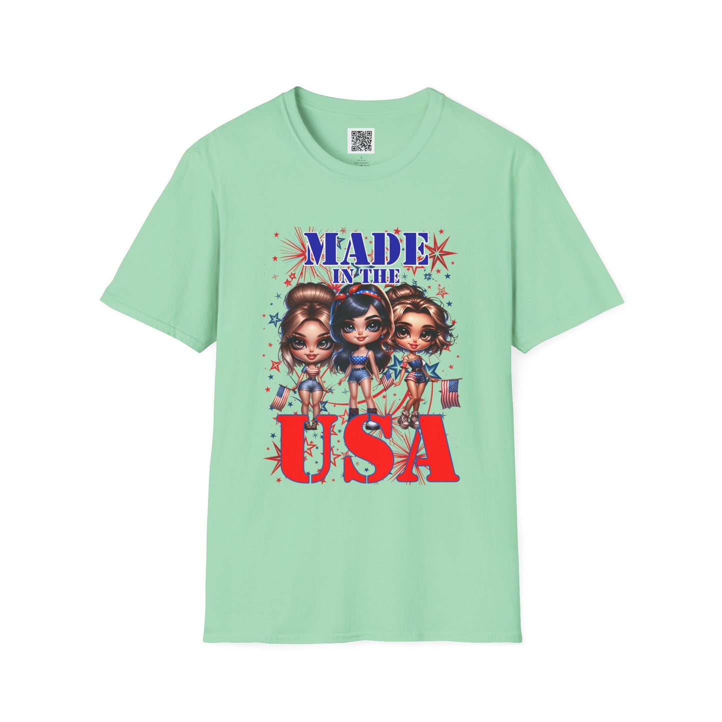 Made in the USA | Unisex Softstyle T-Shirt - Patriotic Graphic Tee