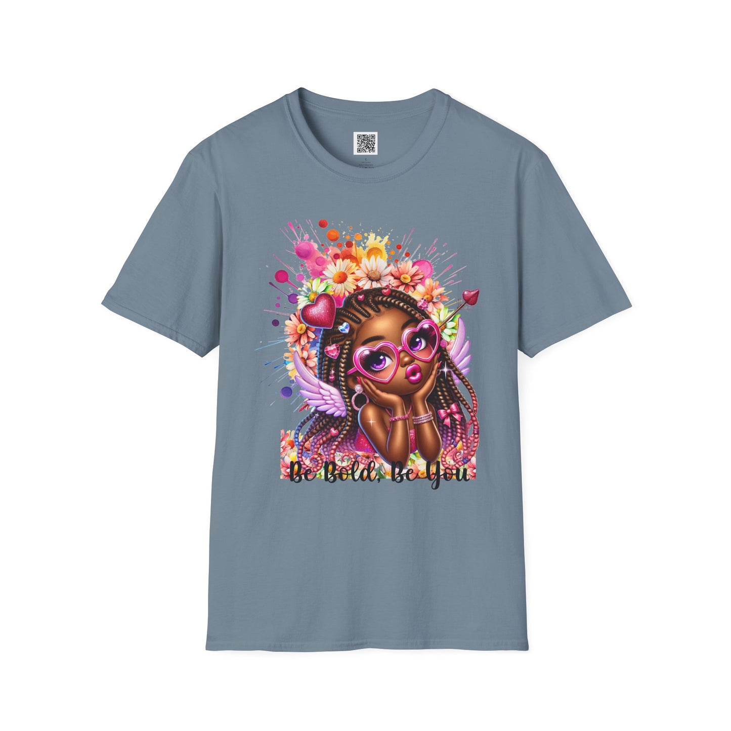 Be Bold & Beautiful | Unisex Softstyle T-Shirt - Vibrant Graphic Tee for Self-Expression