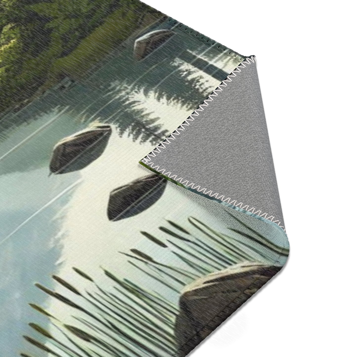 Scenic Nature Area Rug – Serene Landscape Design for Home Décor