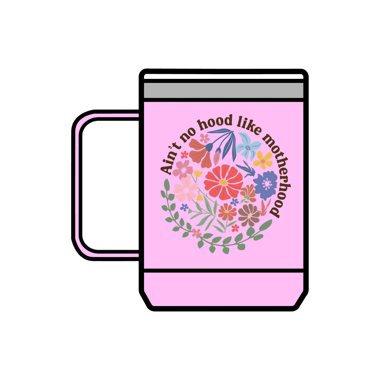 Floral Motherhood Coffee Mug Tumbler - 15oz Inspirational Gift