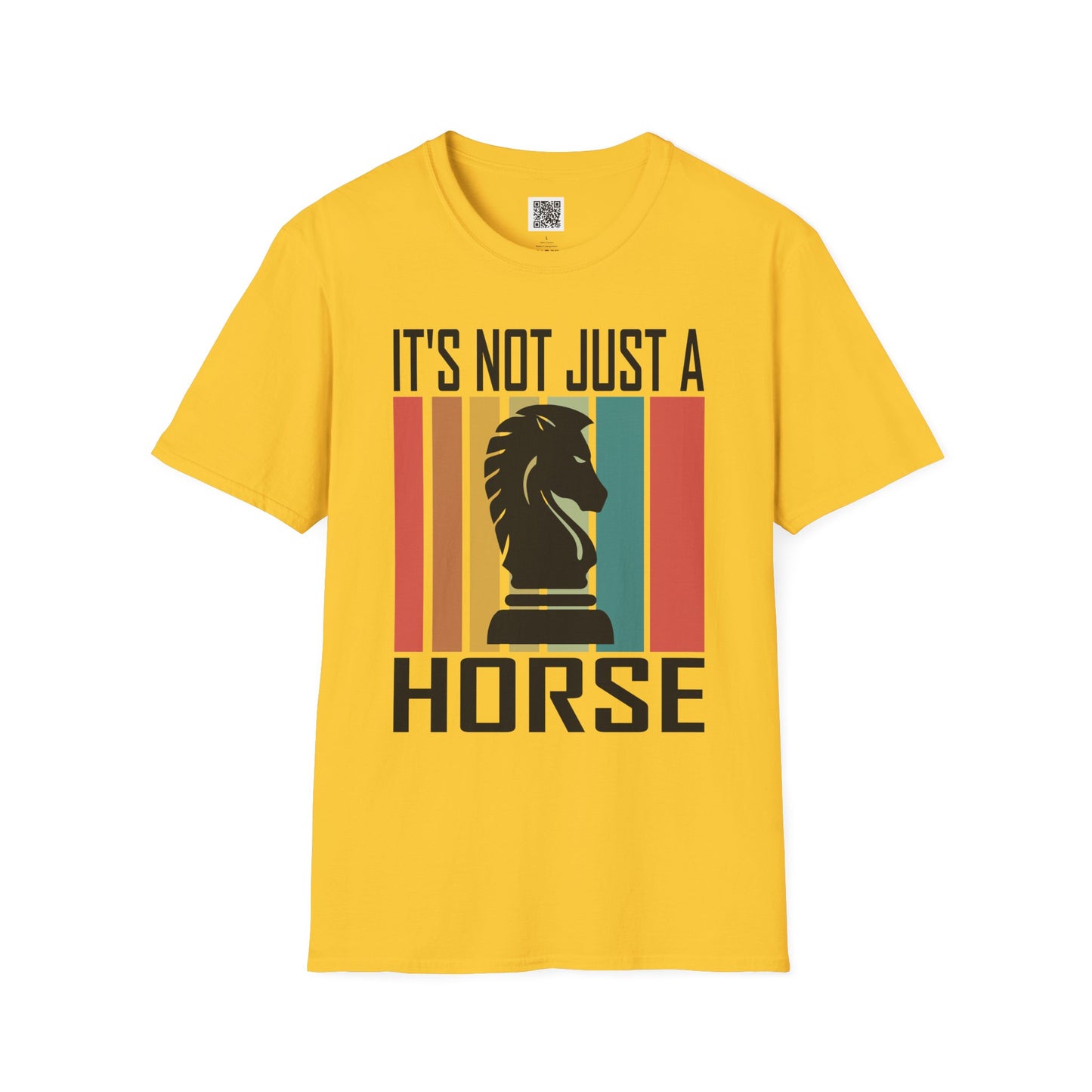 "It's Not Just a Horse" Chess Design - Unisex Softstyle T-Shirt