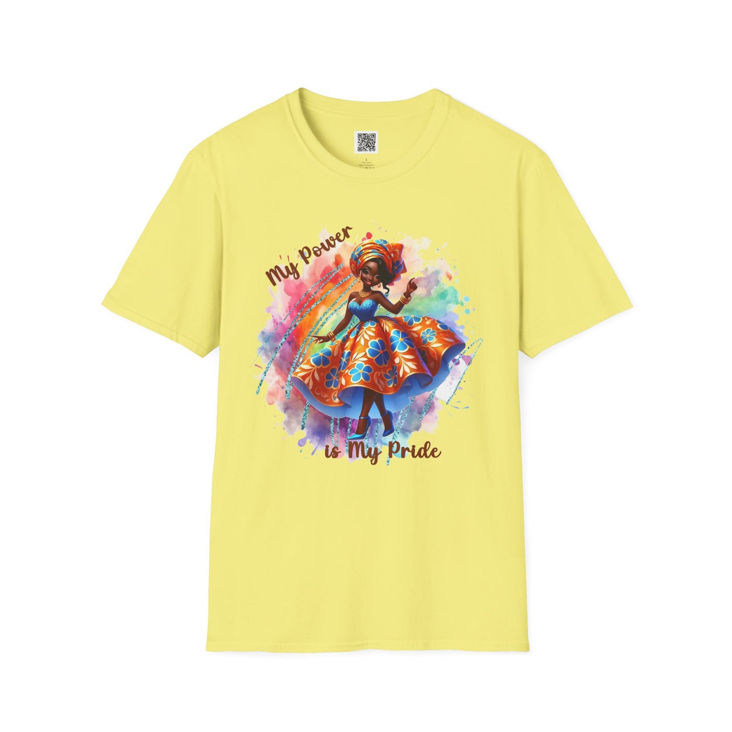 My Power is My Pride | Unisex Softstyle T-Shirt - Celebrate Culture and Strength