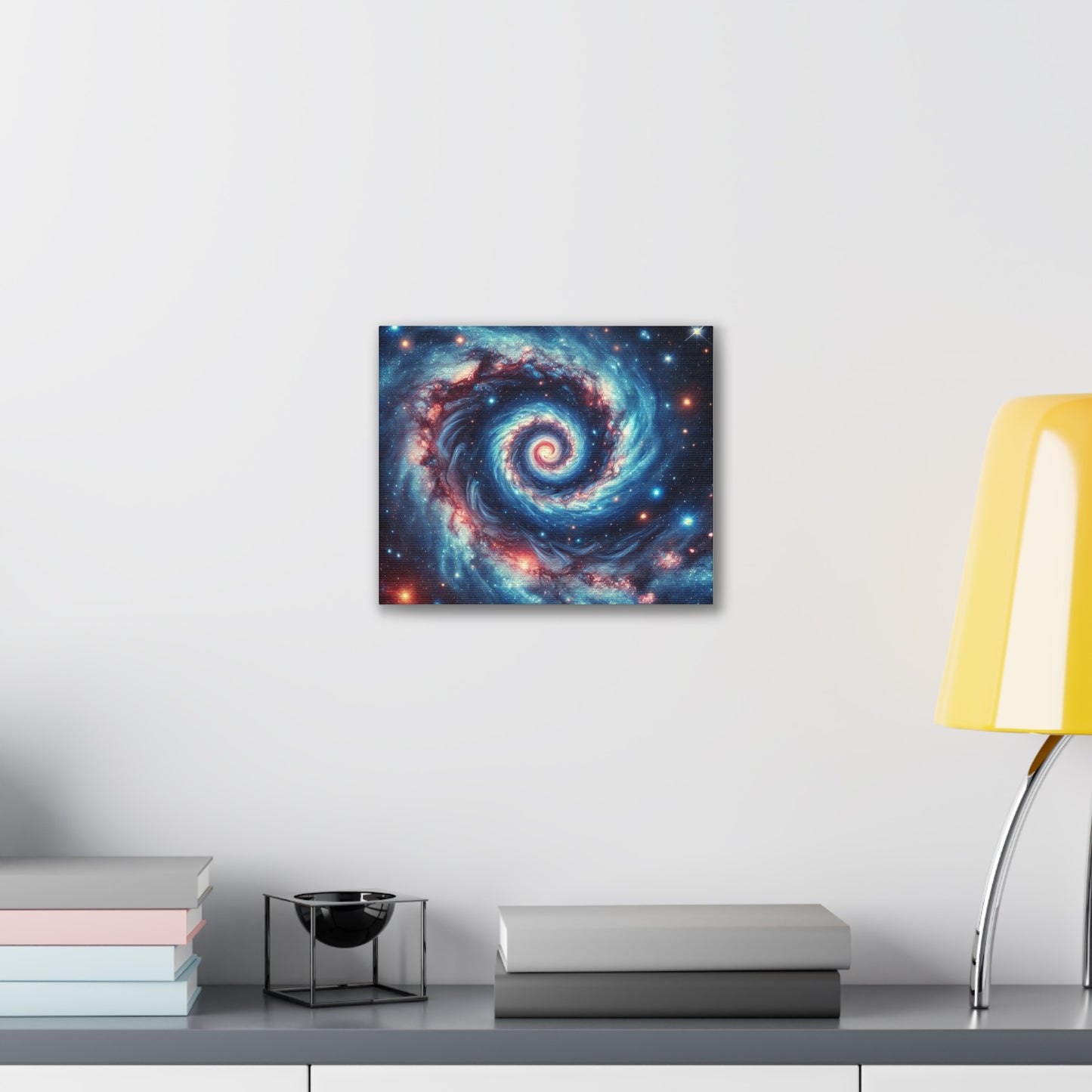 Cosmic Swirl Canvas Art - Galaxy Wall Decor for Space Lovers