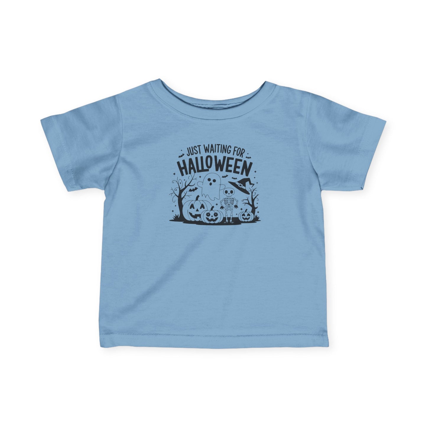 Just Waiting for Halloween - Infant Fine Jersey Tee - Design