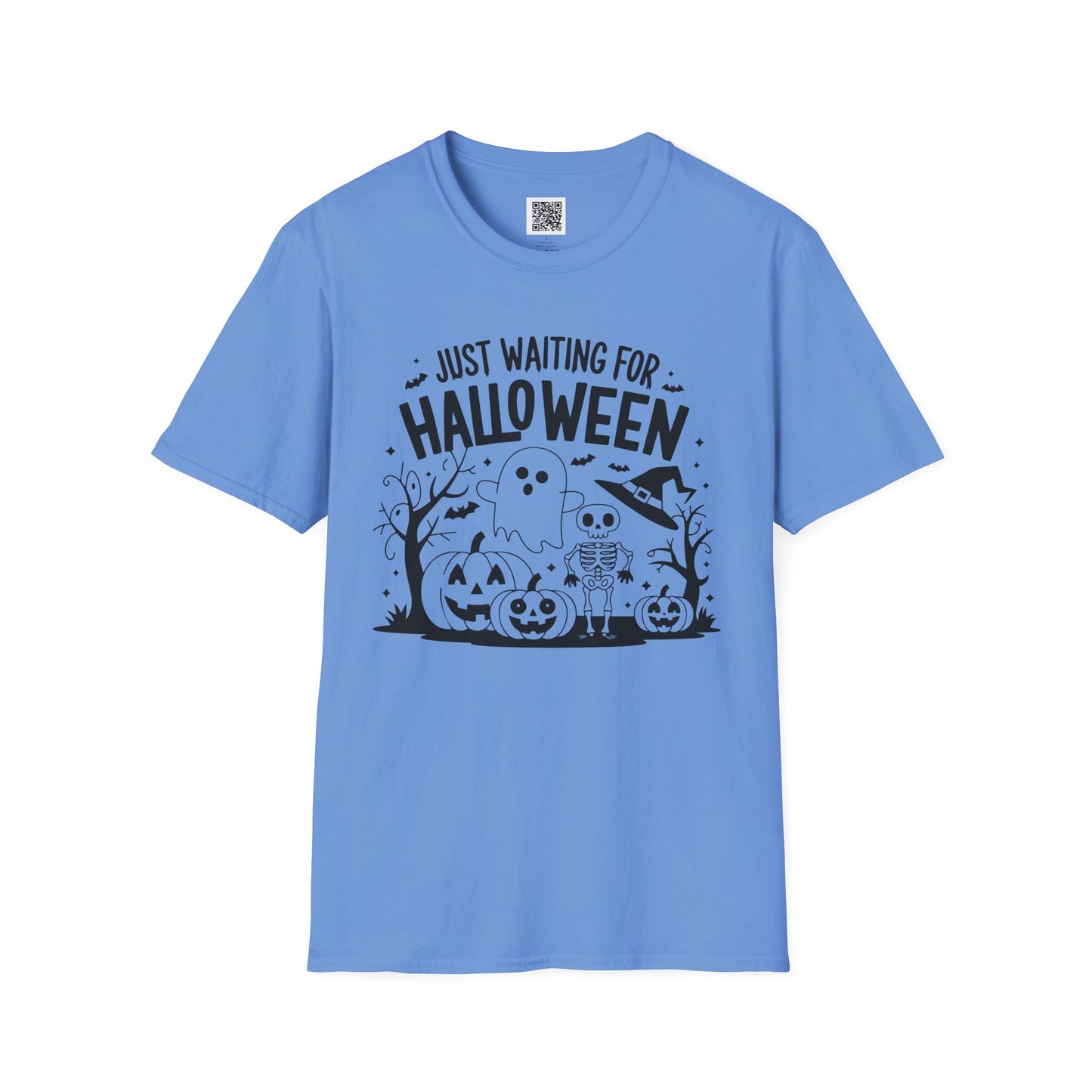 Just Waiting for Halloween - Unisex T-Shirt Design