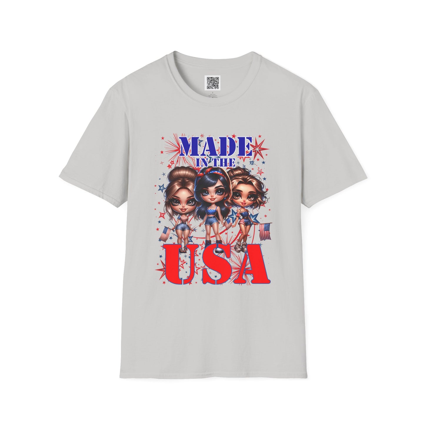 Made in the USA | Unisex Softstyle T-Shirt - Patriotic Graphic Tee