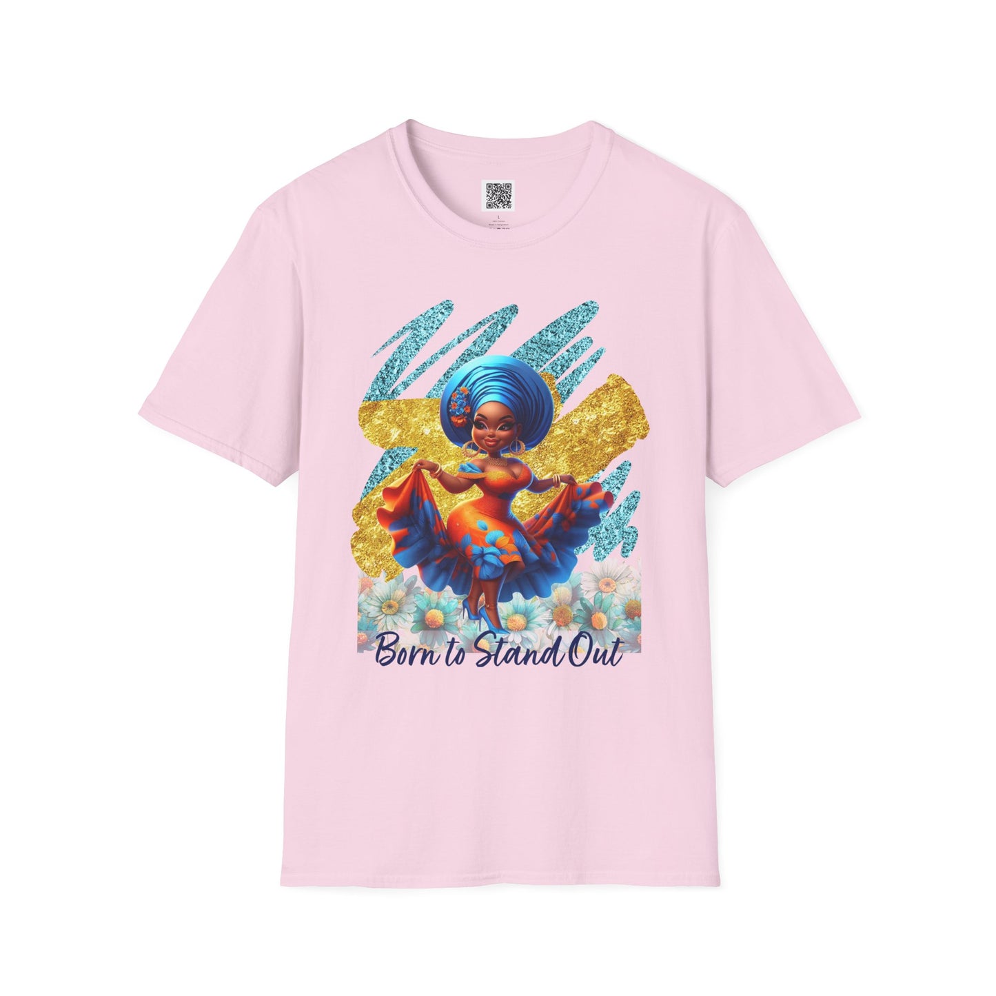 Born to Stand Out | Unisex Softstyle T-Shirt - Vibrant Graphic Tee for Confident Self-Expression