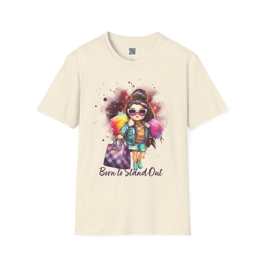 Born to Stand Out | Graphic T-Shirt - Unisex Softstyle Tee for Fashion Lovers