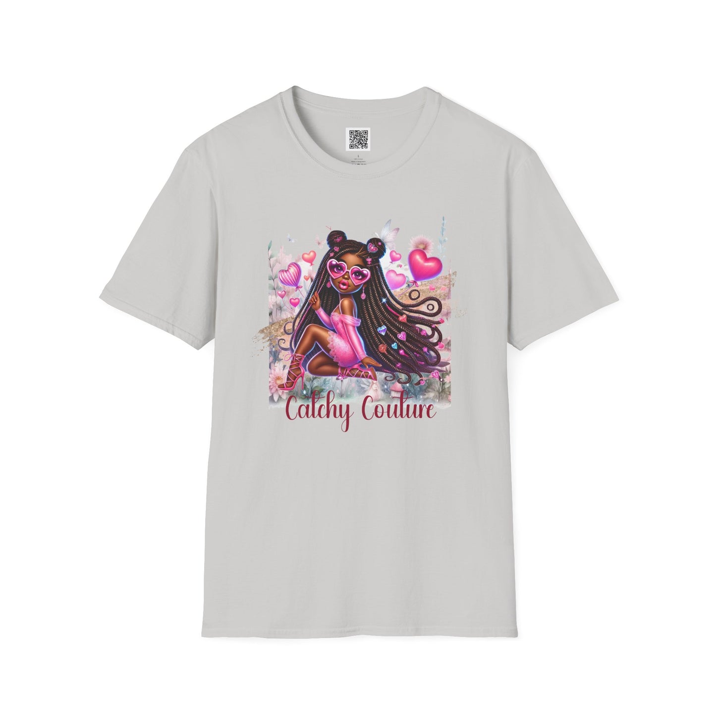 Catchy Couture Graphic T-Shirt for Fun Love Vibes