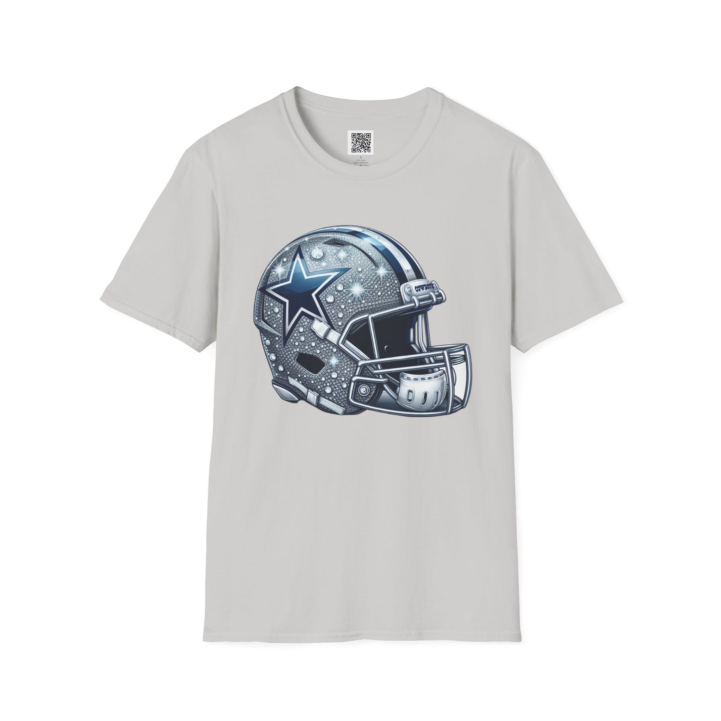 Unisex Softstyle T-Shirt - Retro Football Helmet Design