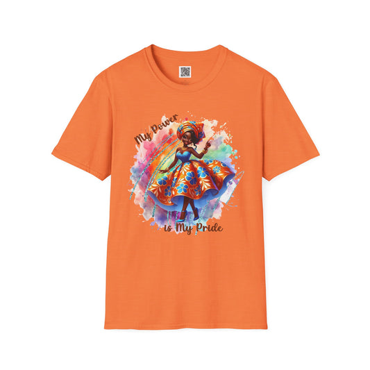 My Power is My Pride | Unisex Softstyle T-Shirt - Celebrate Culture and Strength