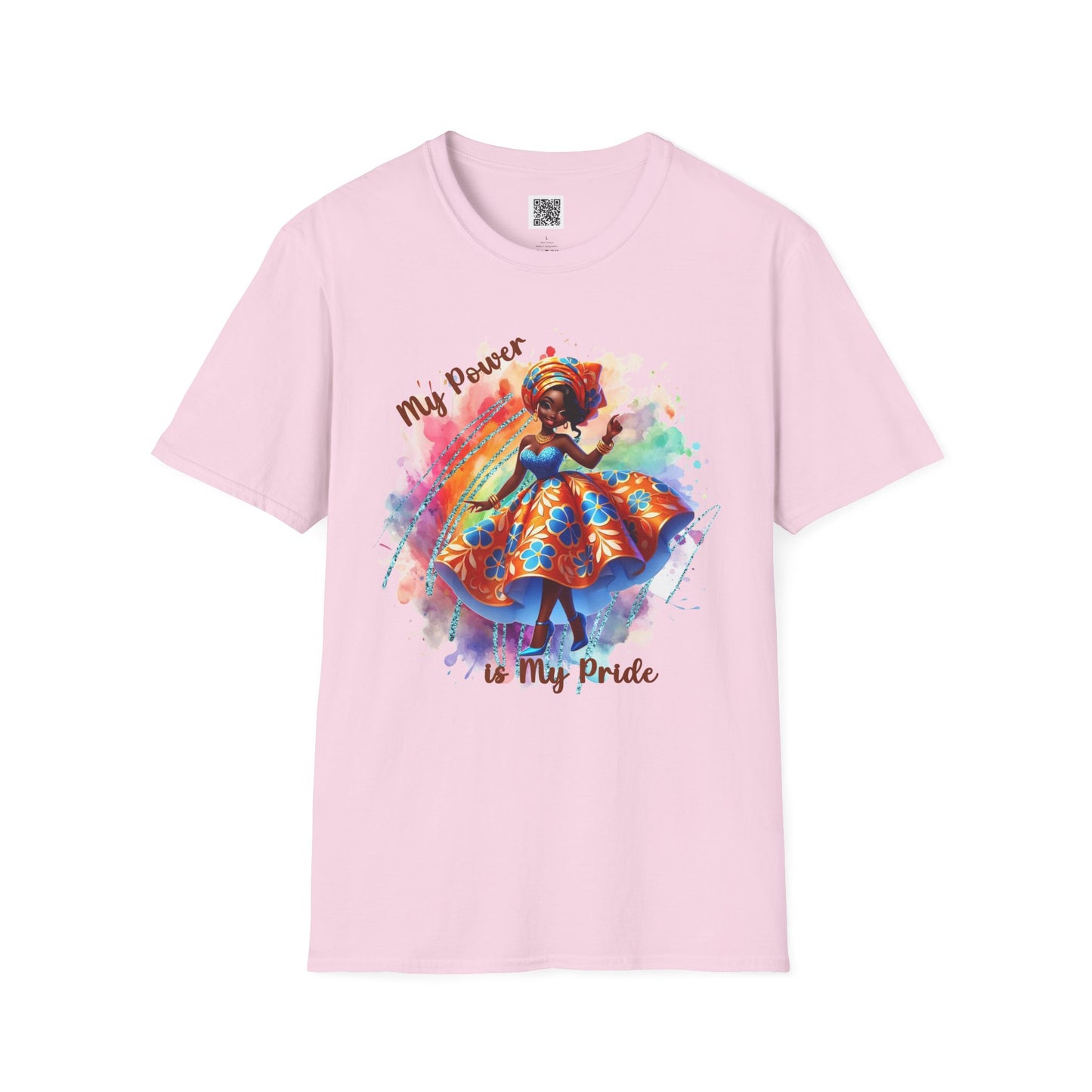My Power is My Pride | Unisex Softstyle T-Shirt - Celebrate Culture and Strength