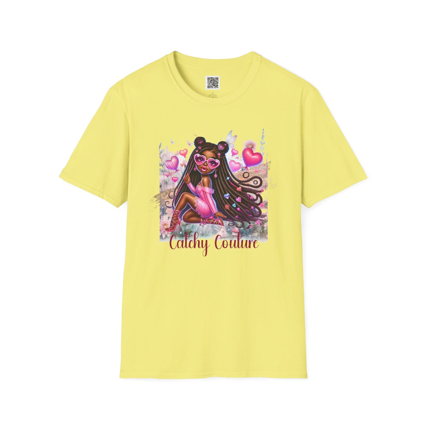Catchy Couture Graphic T-Shirt for Fun Love Vibes