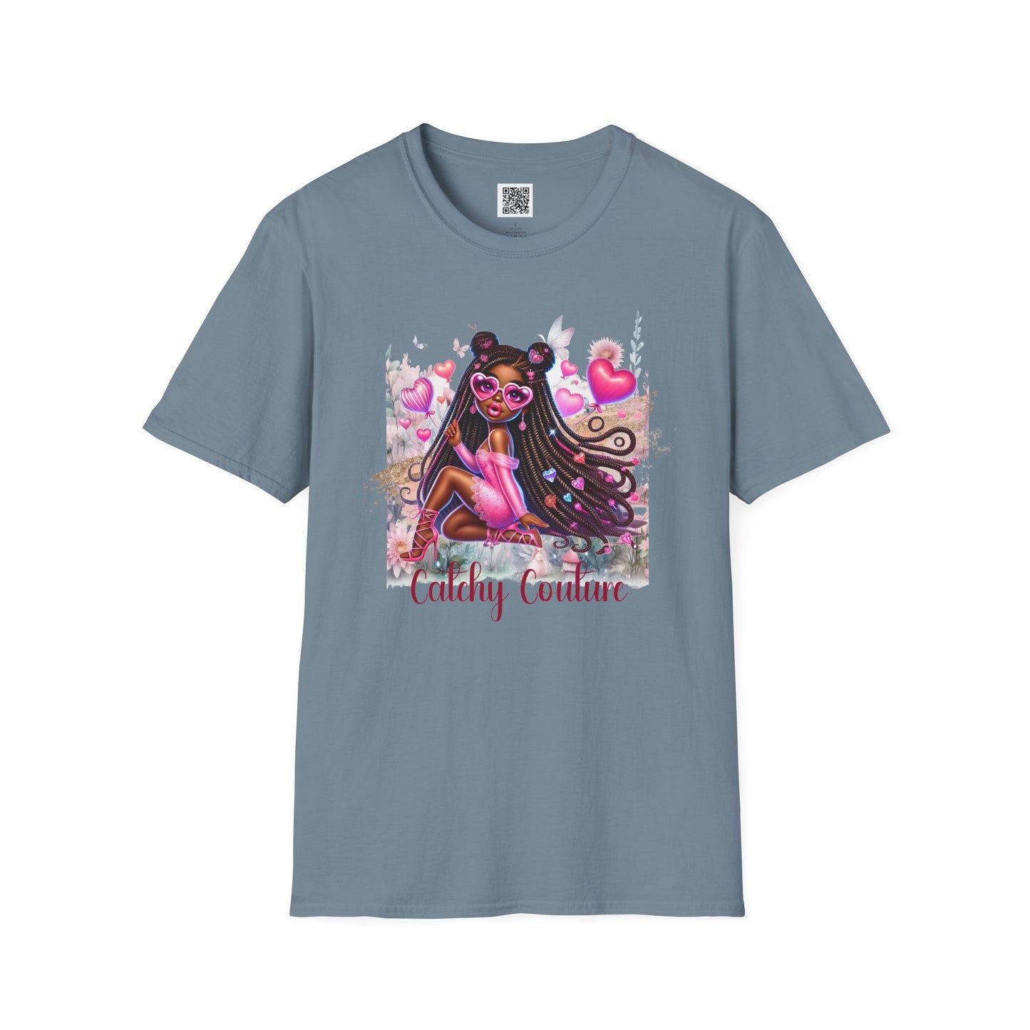 Catchy Couture Graphic T-Shirt for Fun Love Vibes