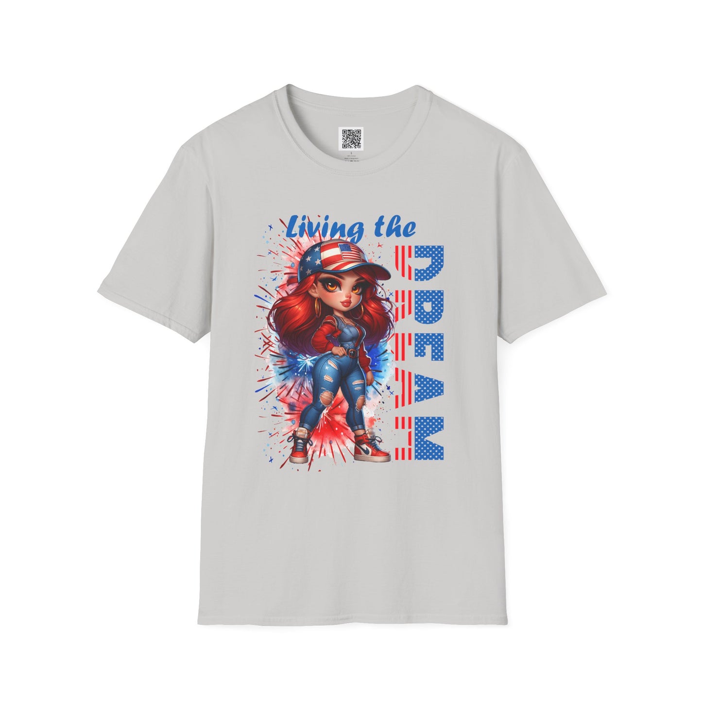 Living the Dream | Unisex Softstyle T-Shirt - Inspirational Graphic Tee