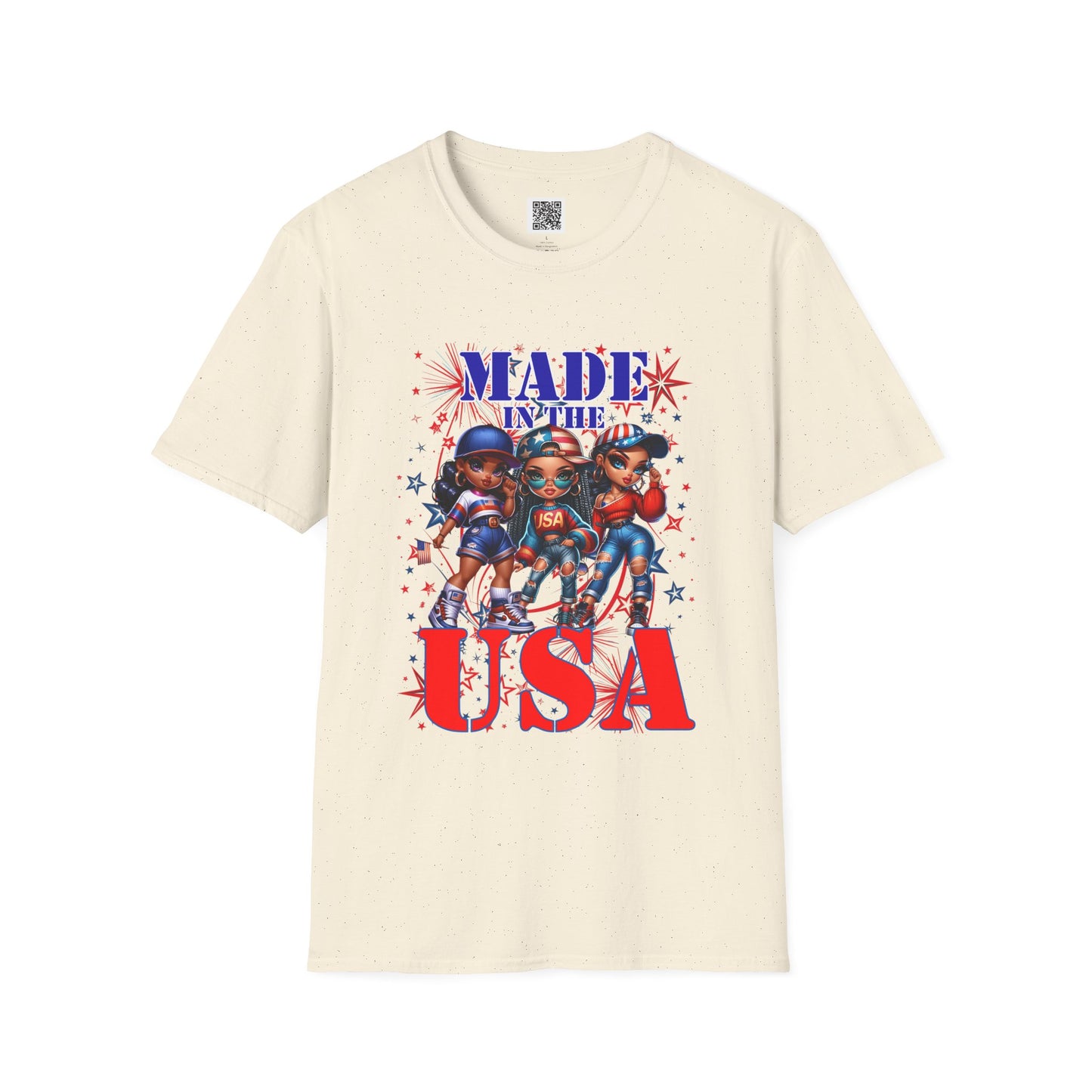 Patriotic Made in the USA | Unisex Softstyle T-Shirt