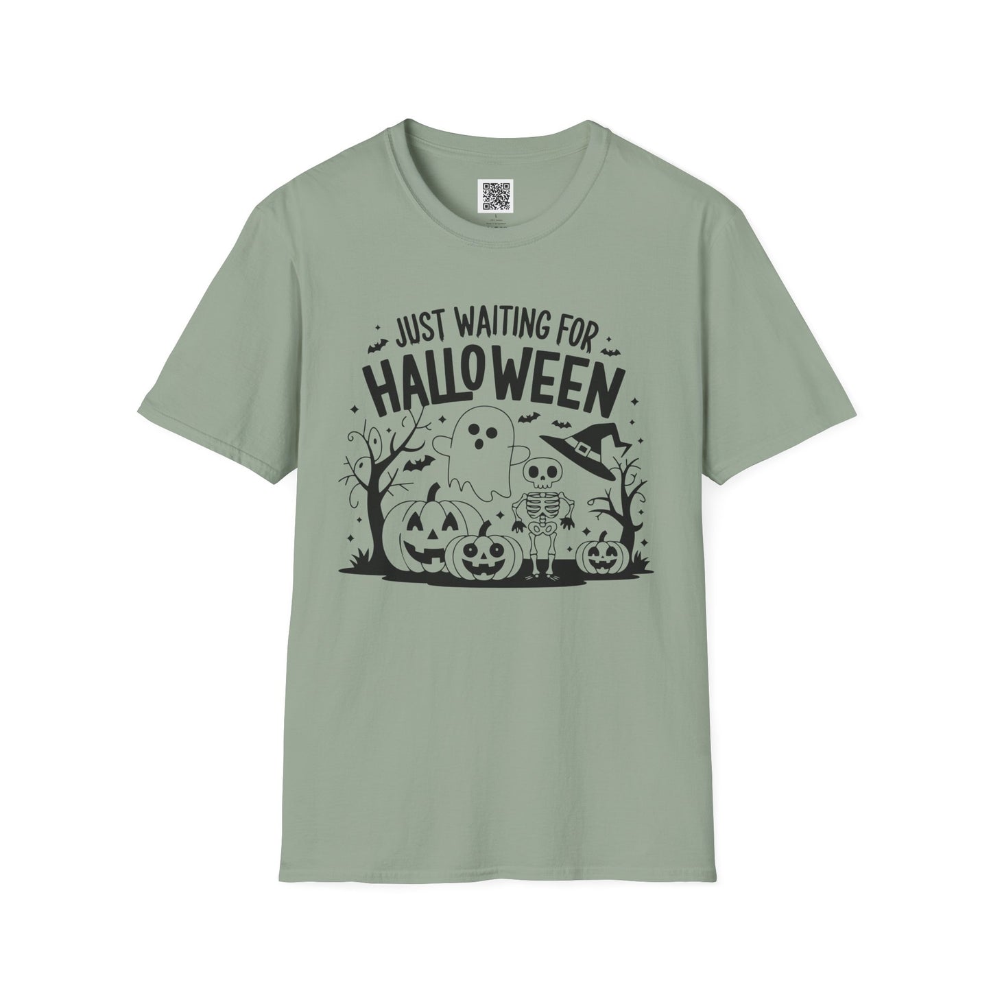 Just Waiting for Halloween - Unisex T-Shirt Design
