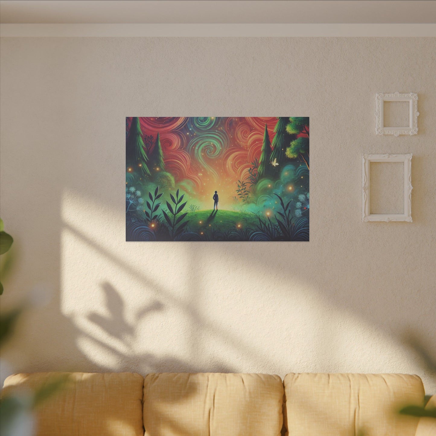 Whimsical Nature Giclée Print Canvas - Dreamlike Forest Art for Home Decor