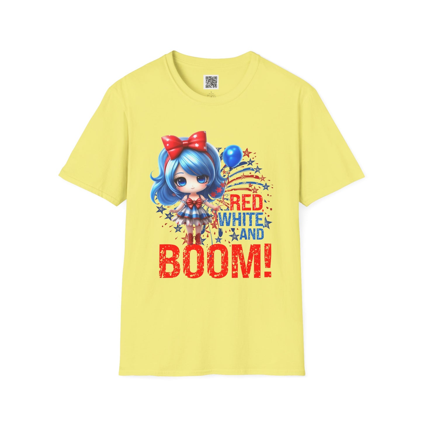 Red, White, and Boom Design for Patriotic Celebrations | Unisex T-Shirt