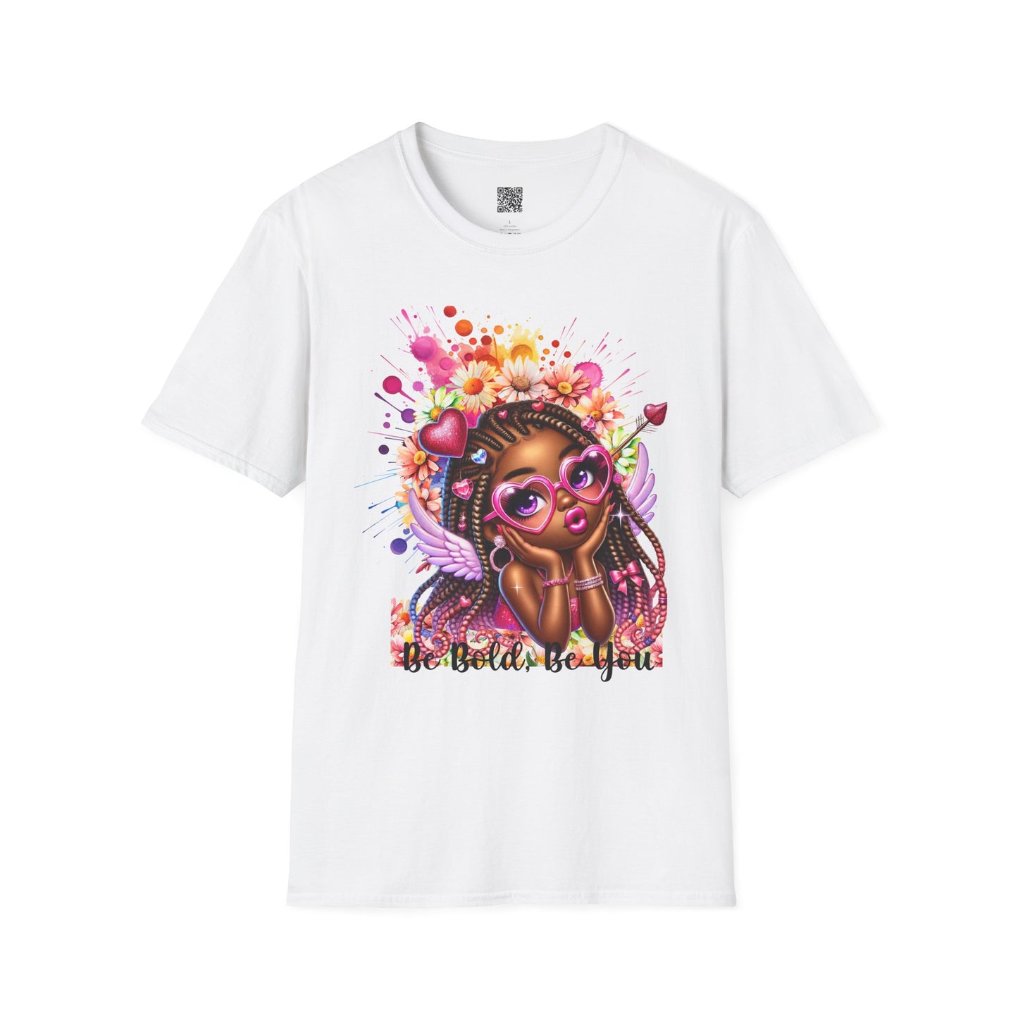 Be Bold & Beautiful | Unisex Softstyle T-Shirt - Vibrant Graphic Tee for Self-Expression