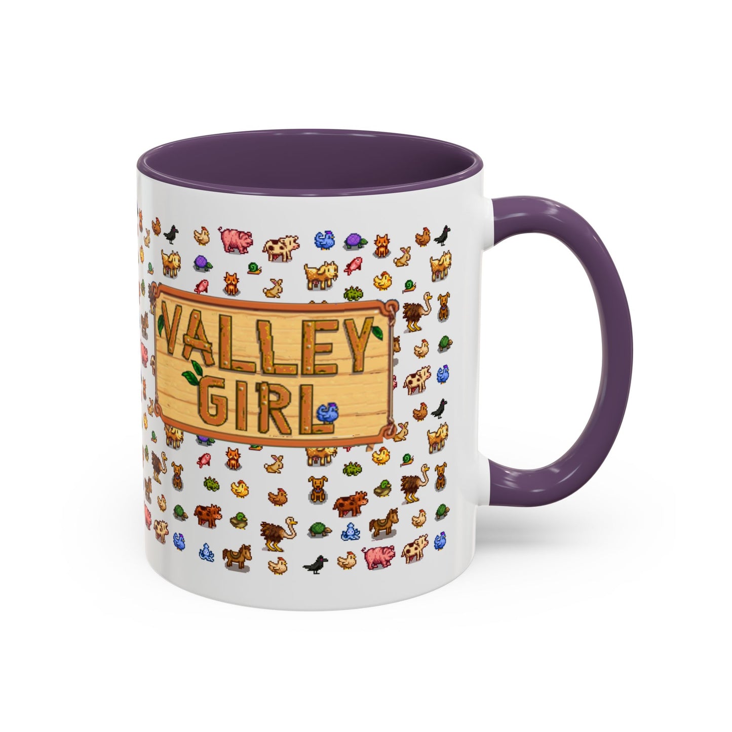 Whimsical Animal Accent Coffee Mug, Cute Gift for Animal Lovers, Fun Home Decor, Cozy Beverage Companion, Valley Girl Inspired