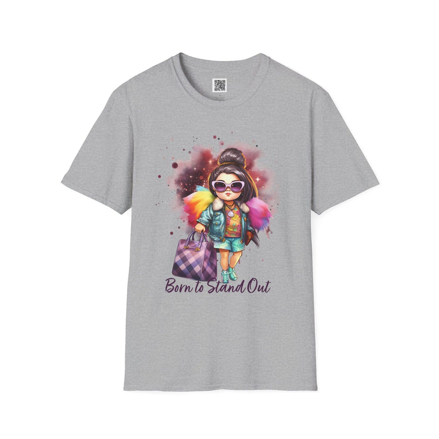 Born to Stand Out | Graphic T-Shirt - Unisex Softstyle Tee for Fashion Lovers