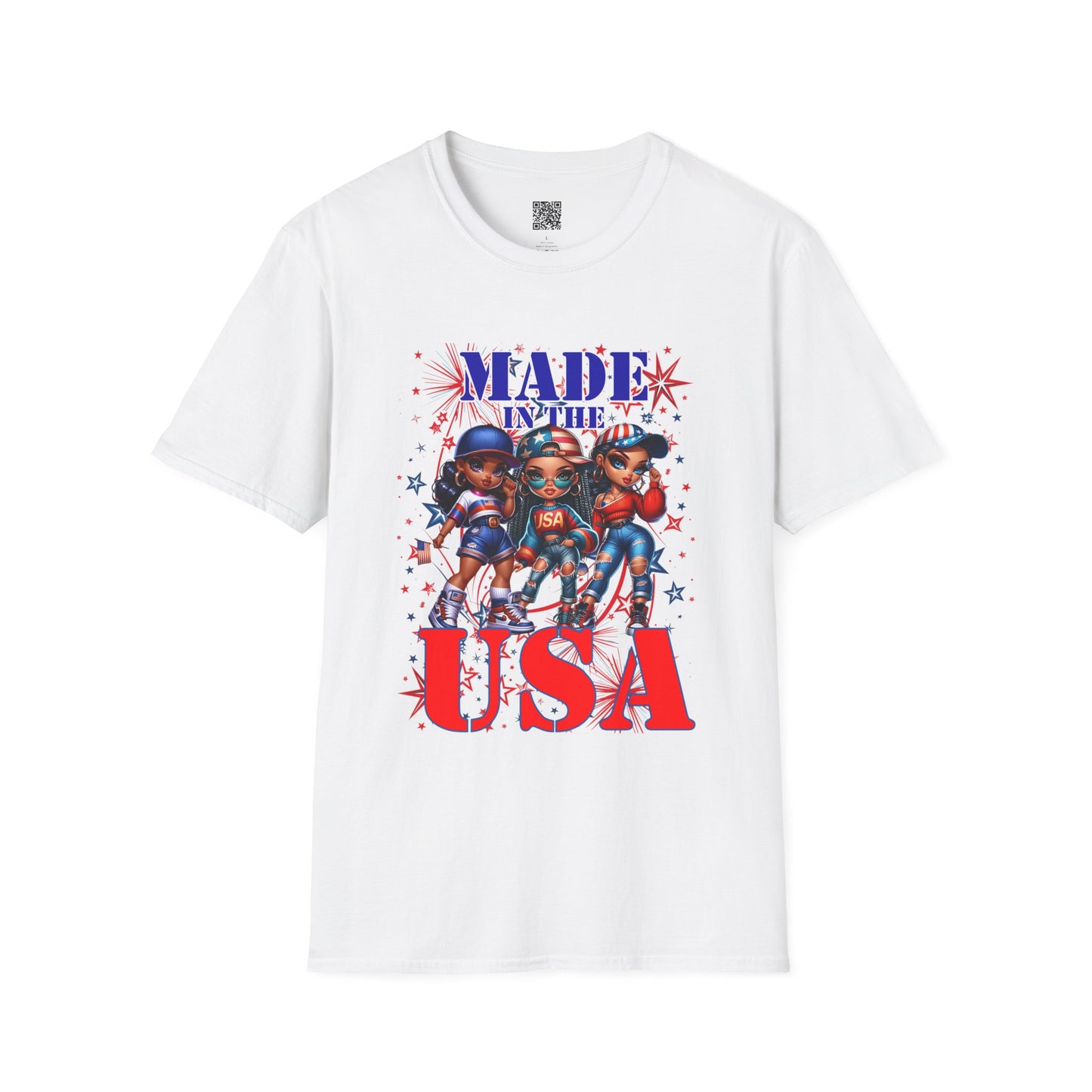 Patriotic Made in the USA | Unisex Softstyle T-Shirt