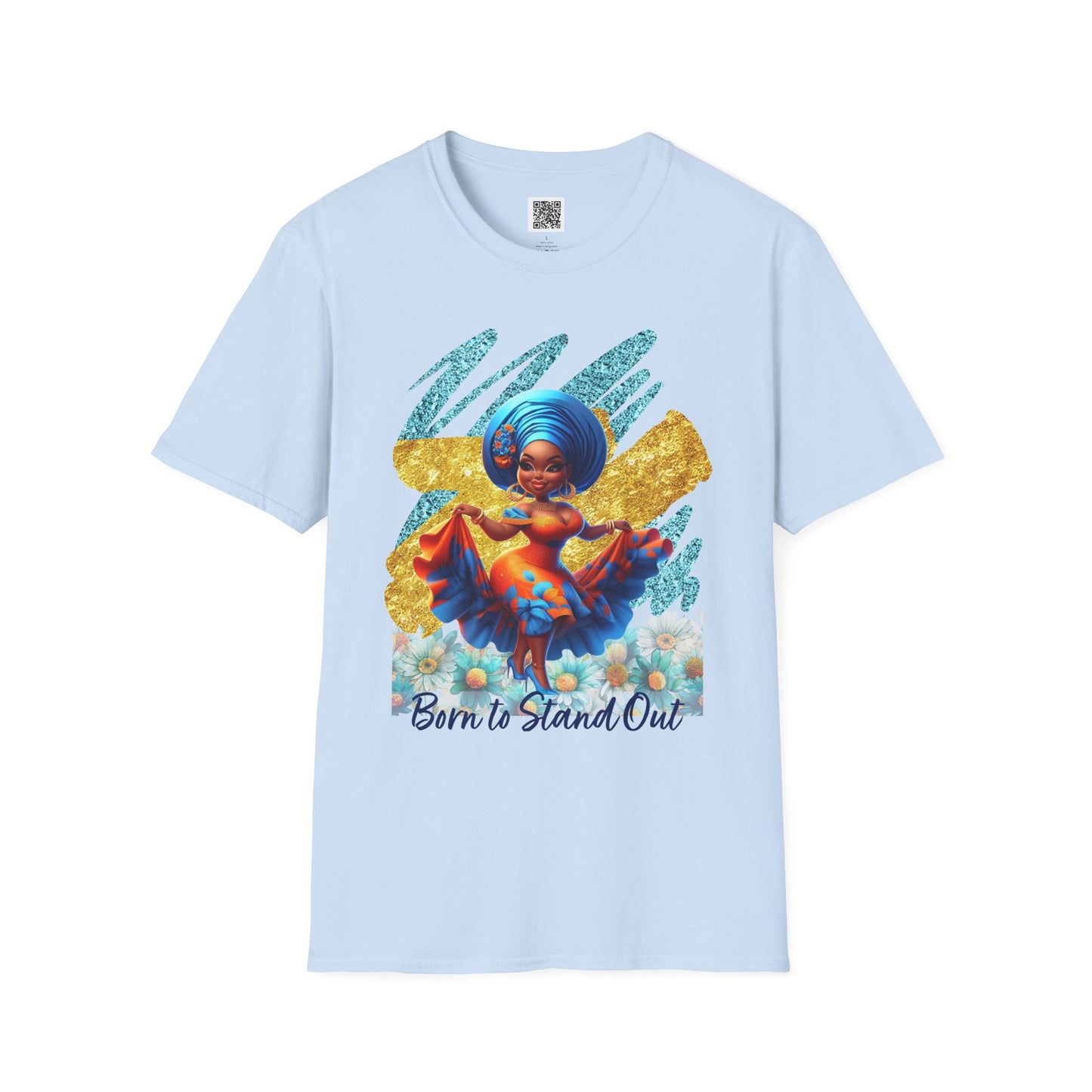 Born to Stand Out | Unisex Softstyle T-Shirt - Vibrant Graphic Tee for Confident Self-Expression