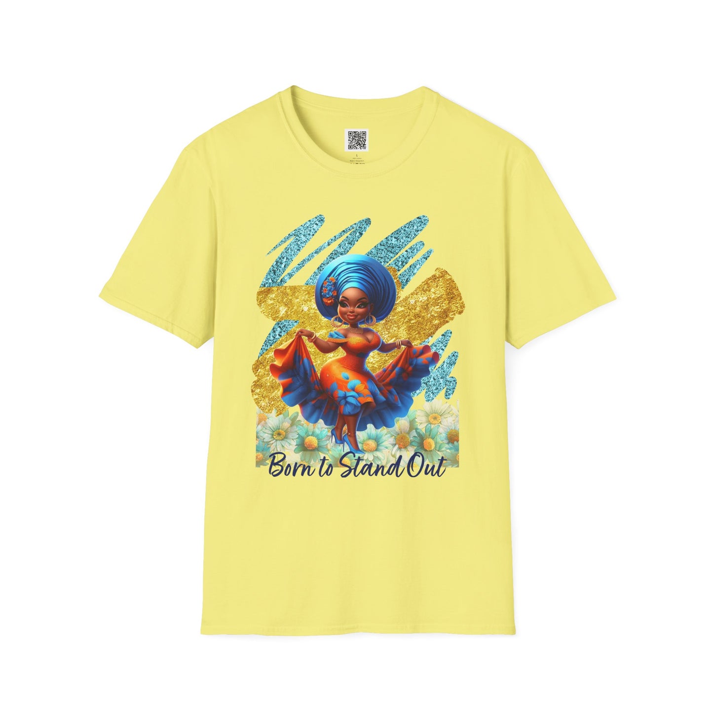 Born to Stand Out | Unisex Softstyle T-Shirt - Vibrant Graphic Tee for Confident Self-Expression