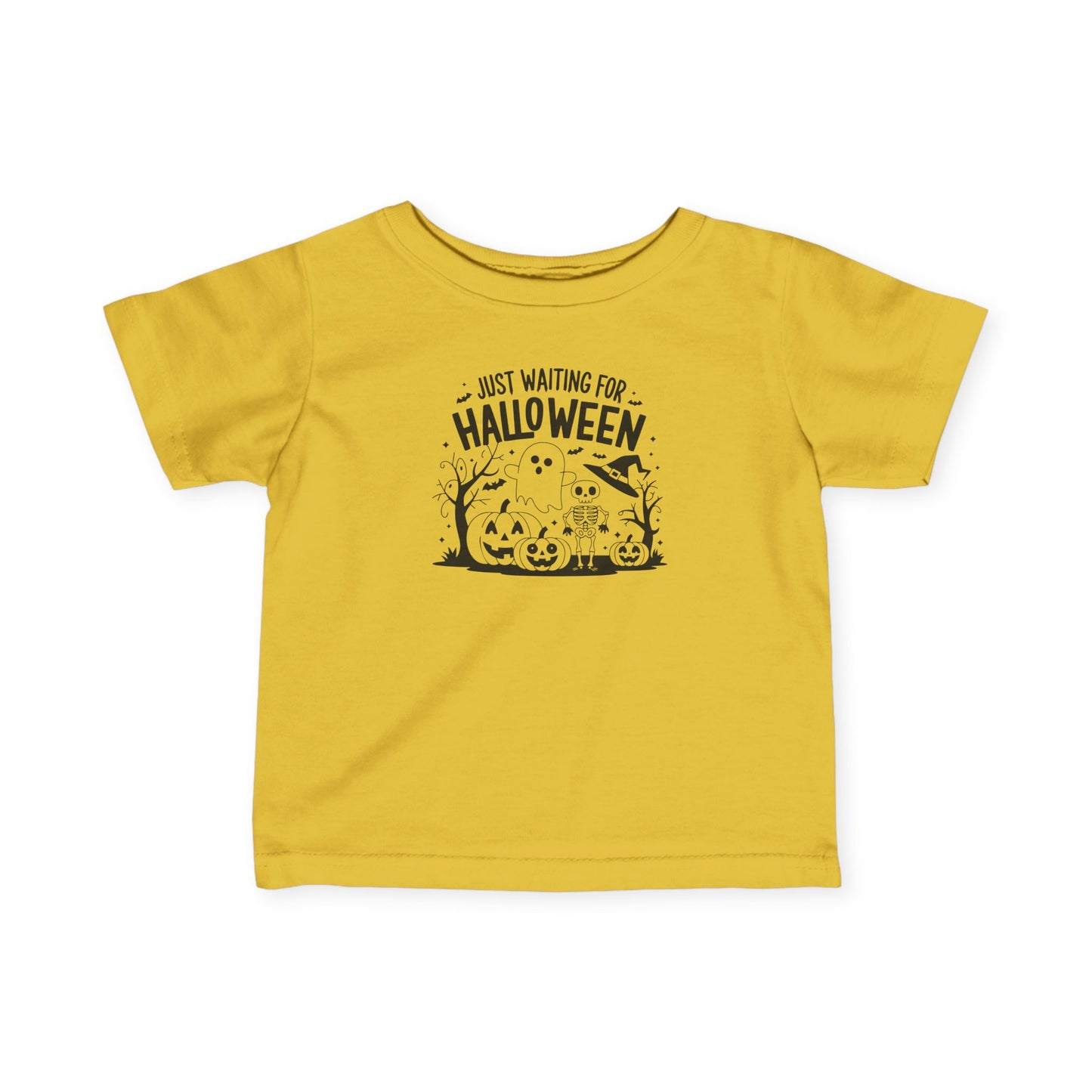 Just Waiting for Halloween - Infant Fine Jersey Tee - Design