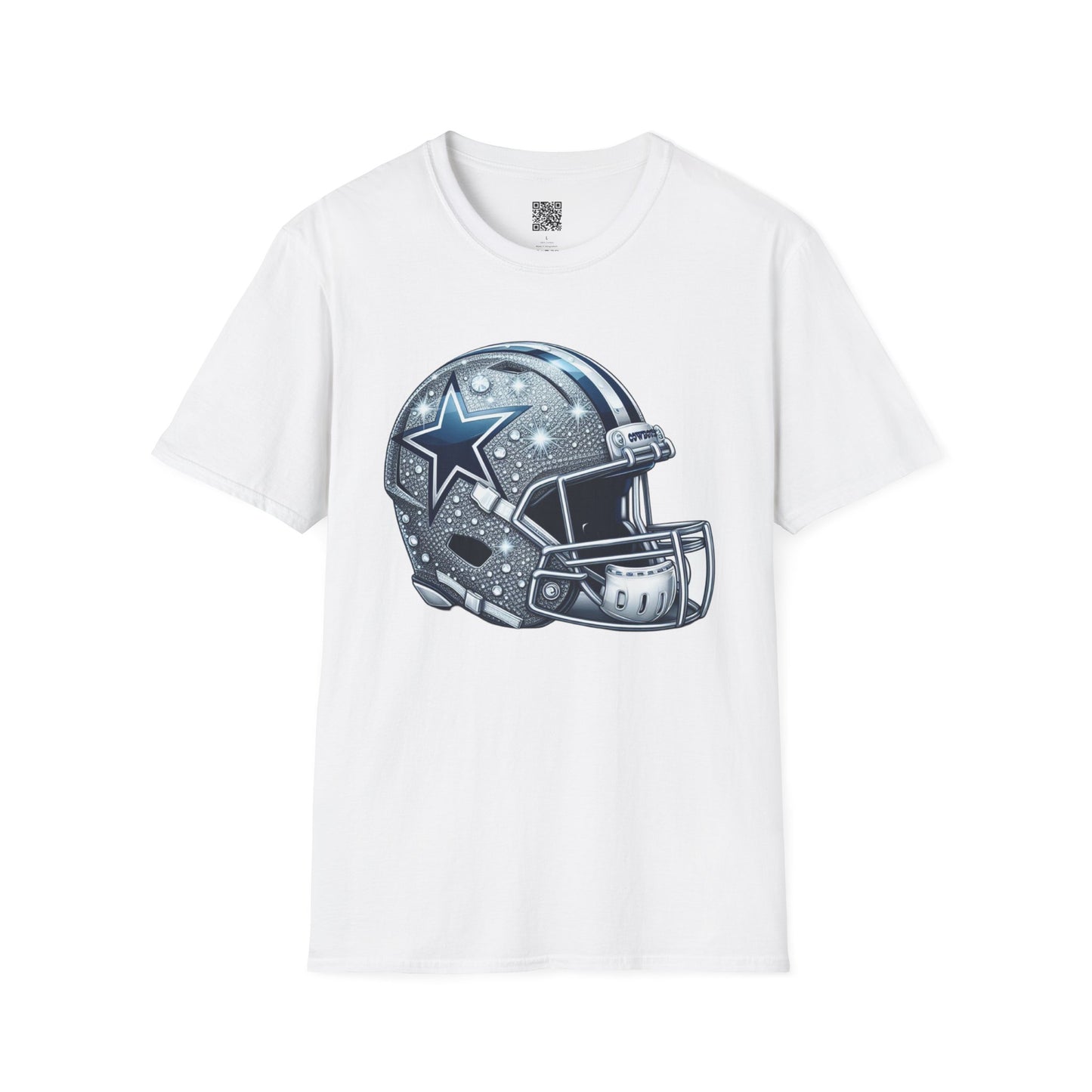 Unisex Softstyle T-Shirt - Retro Football Helmet Design