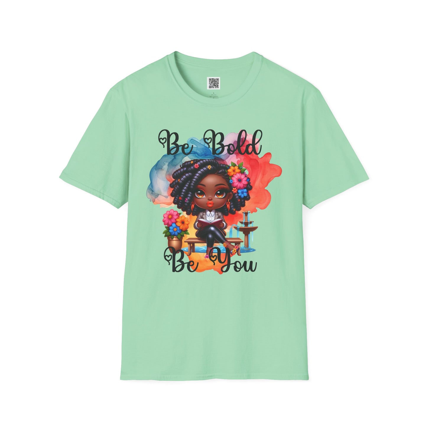 Be Bold, Be You | Unisex Softstyle T-Shirt for Empowerment & Self-Expression