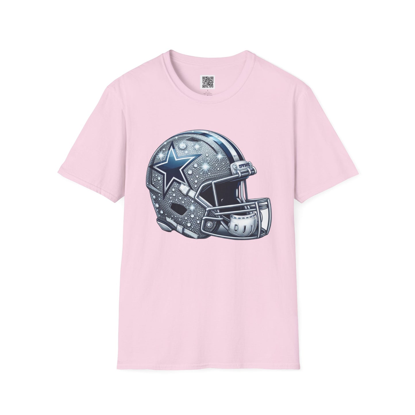 Unisex Softstyle T-Shirt - Retro Football Helmet Design
