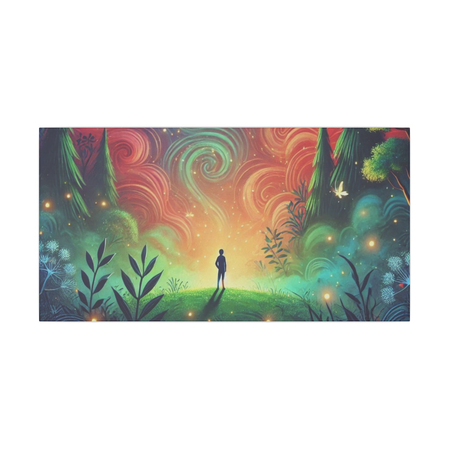 Whimsical Nature Giclée Print Canvas - Dreamlike Forest Art for Home Decor