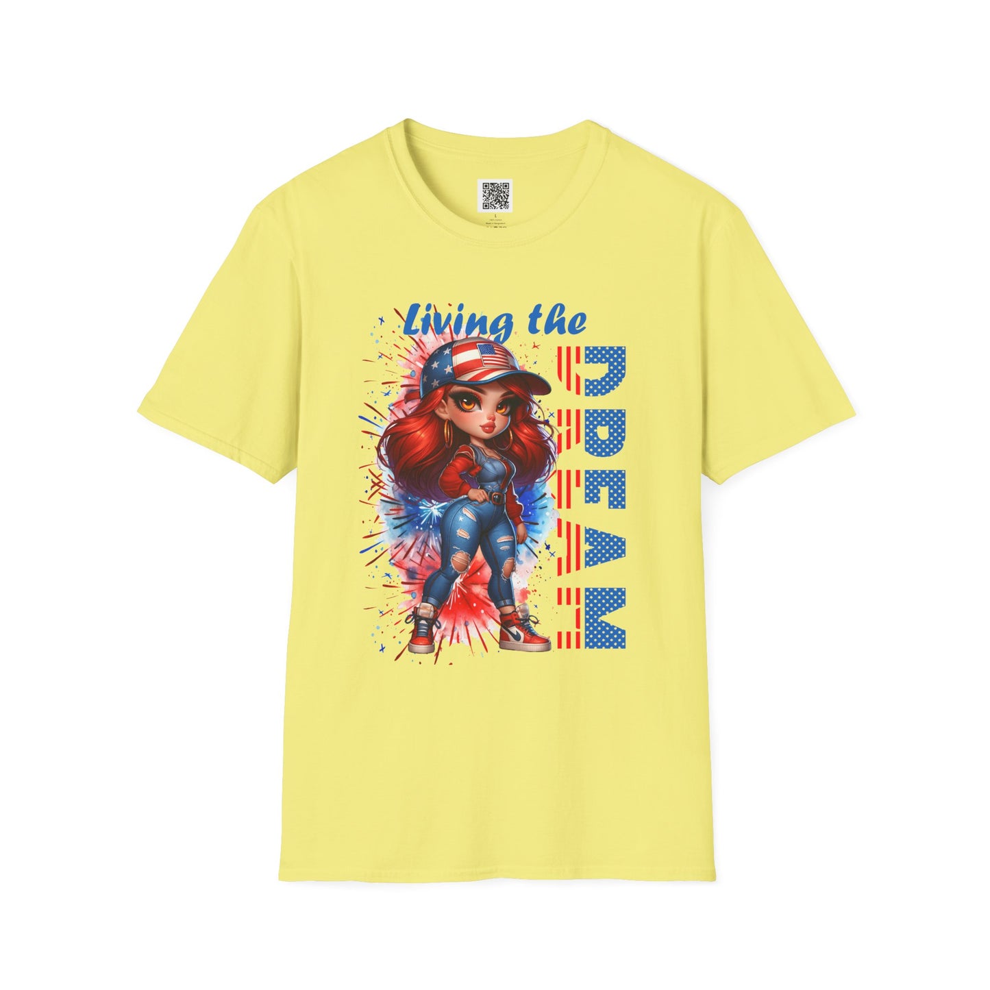 Living the Dream | Unisex Softstyle T-Shirt - Inspirational Graphic Tee