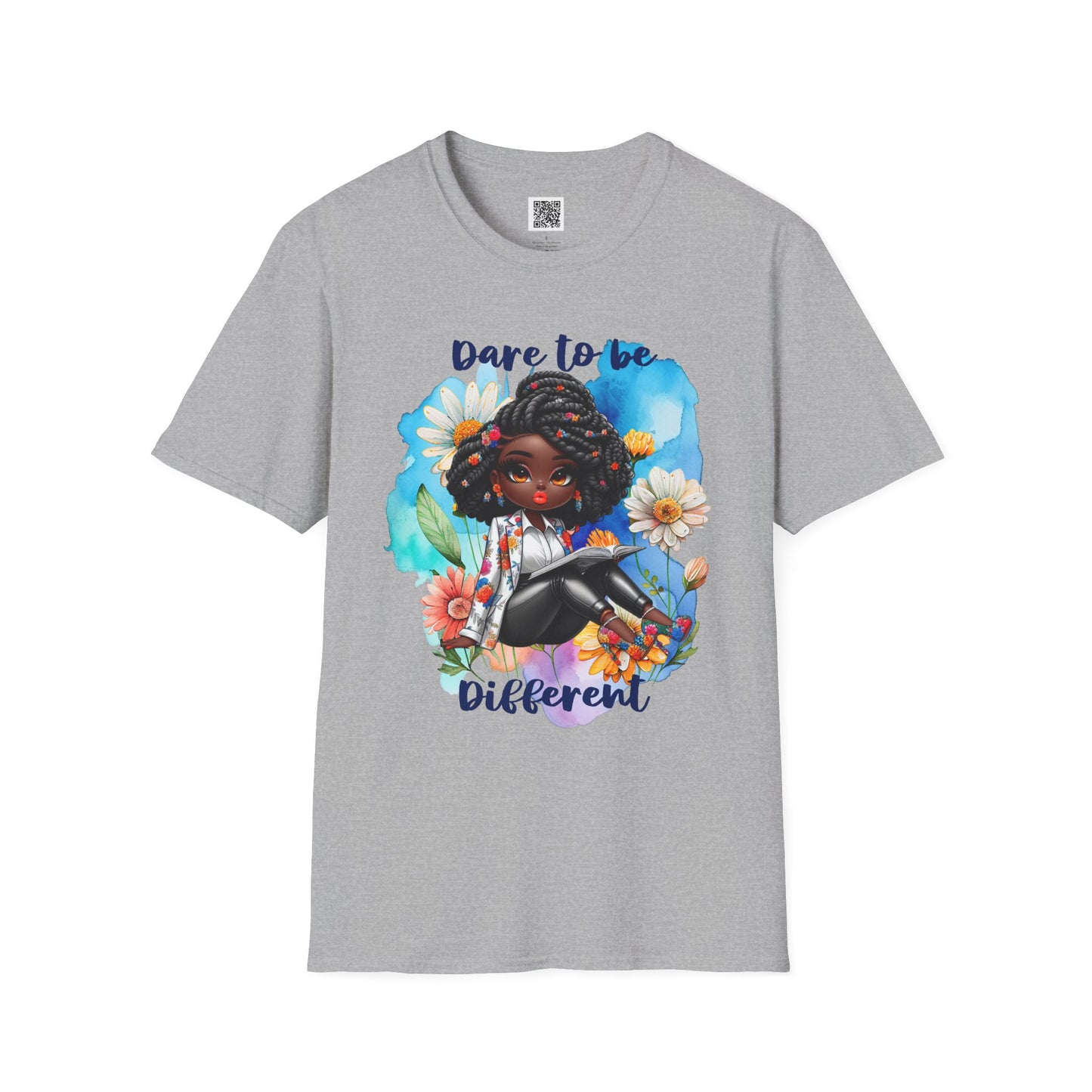 Dare to Be Different | Unisex T-Shirt - Softstyle Floral Design