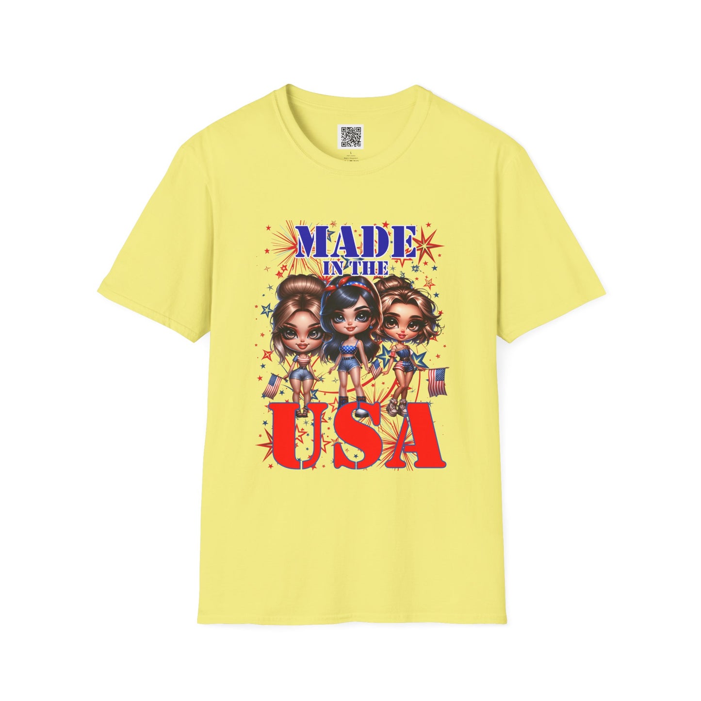 Made in the USA | Unisex Softstyle T-Shirt - Patriotic Graphic Tee
