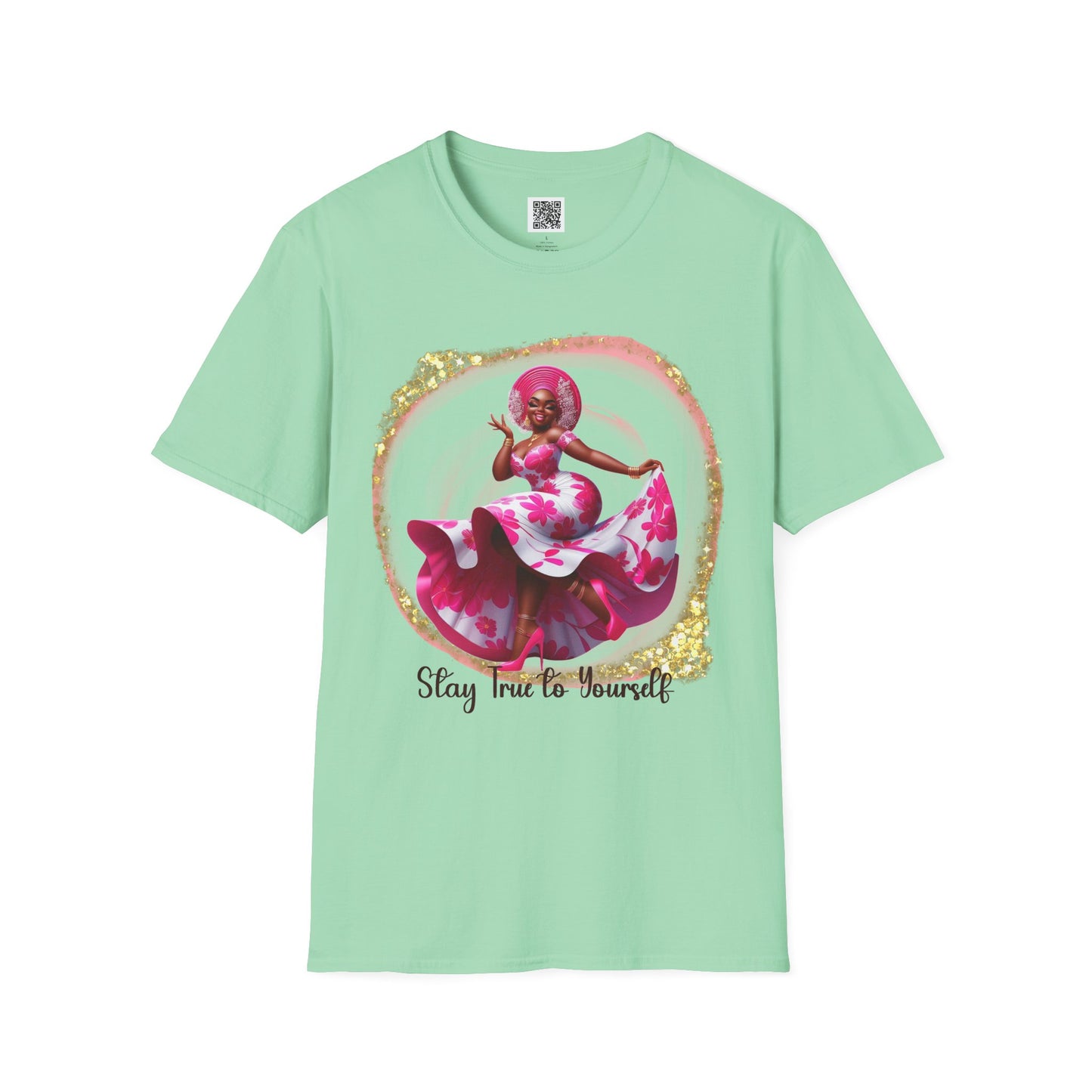 Stay True to Yourself African Beauty | Unisex Softstyle T-Shirt - Inspirational Fashion Tee