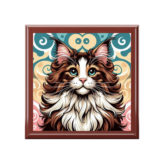 Cat Jewelry Box – Whimsical Decorative Storage for Cat Lovers