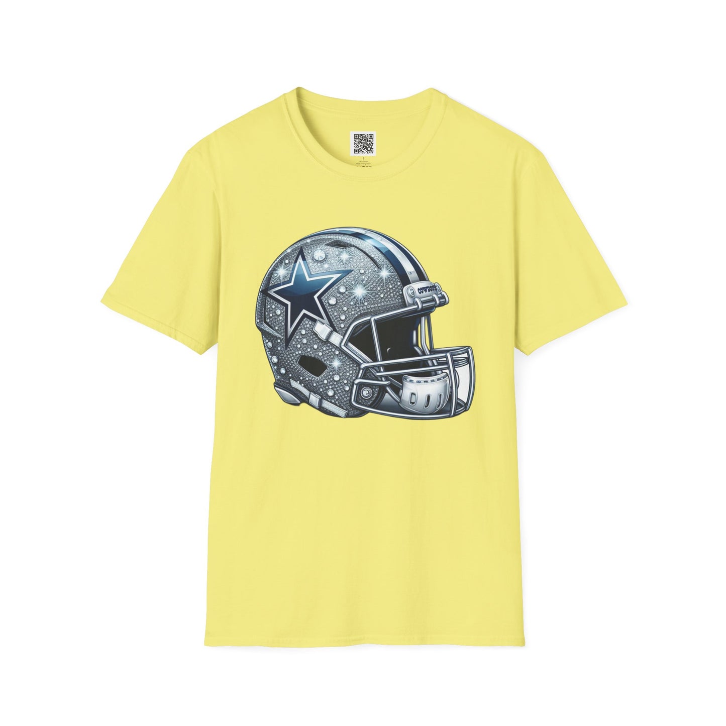 Unisex Softstyle T-Shirt - Retro Football Helmet Design