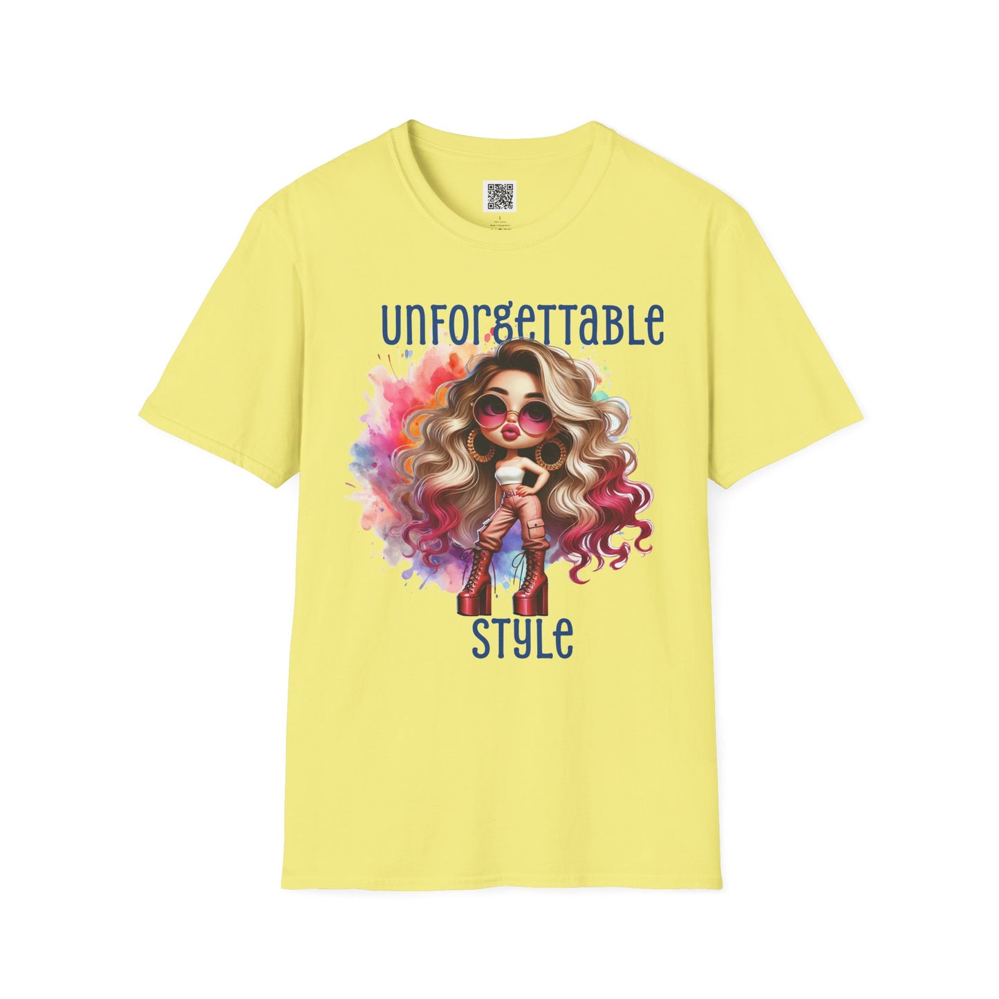 Unforgettable Style | Unisex Softstyle T-Shirt - Trendy Graphic Tee for Fashion Lovers