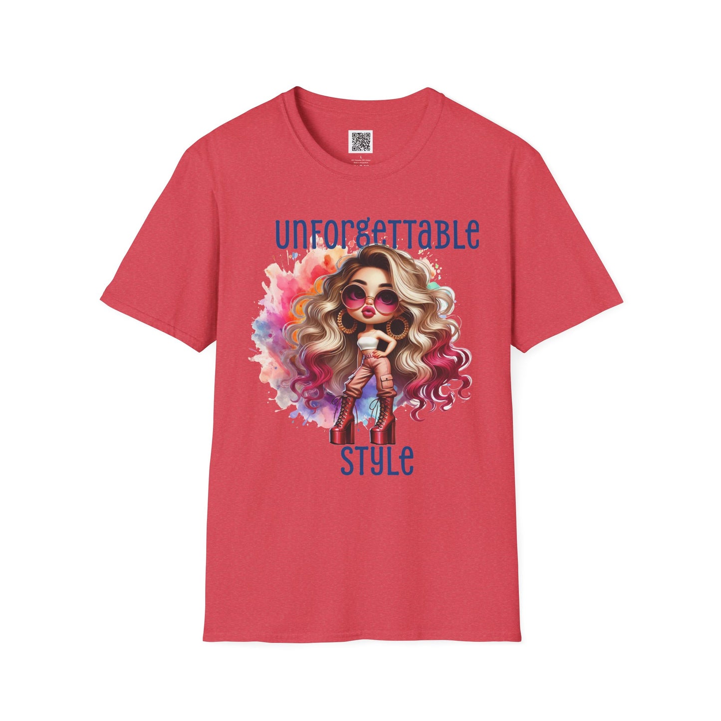 Unforgettable Style | Unisex Softstyle T-Shirt - Trendy Graphic Tee for Fashion Lovers