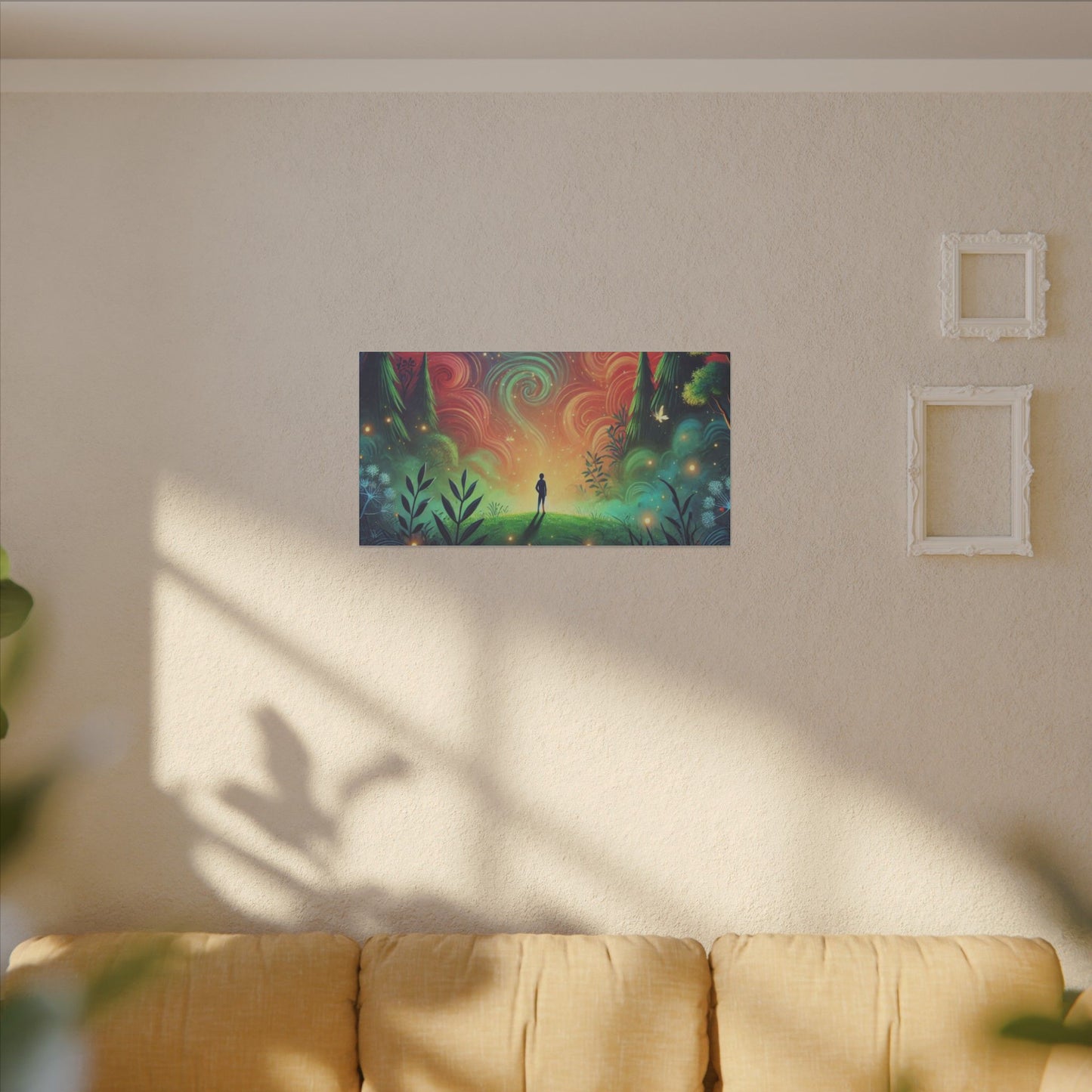 Whimsical Nature Giclée Print Canvas - Dreamlike Forest Art for Home Decor