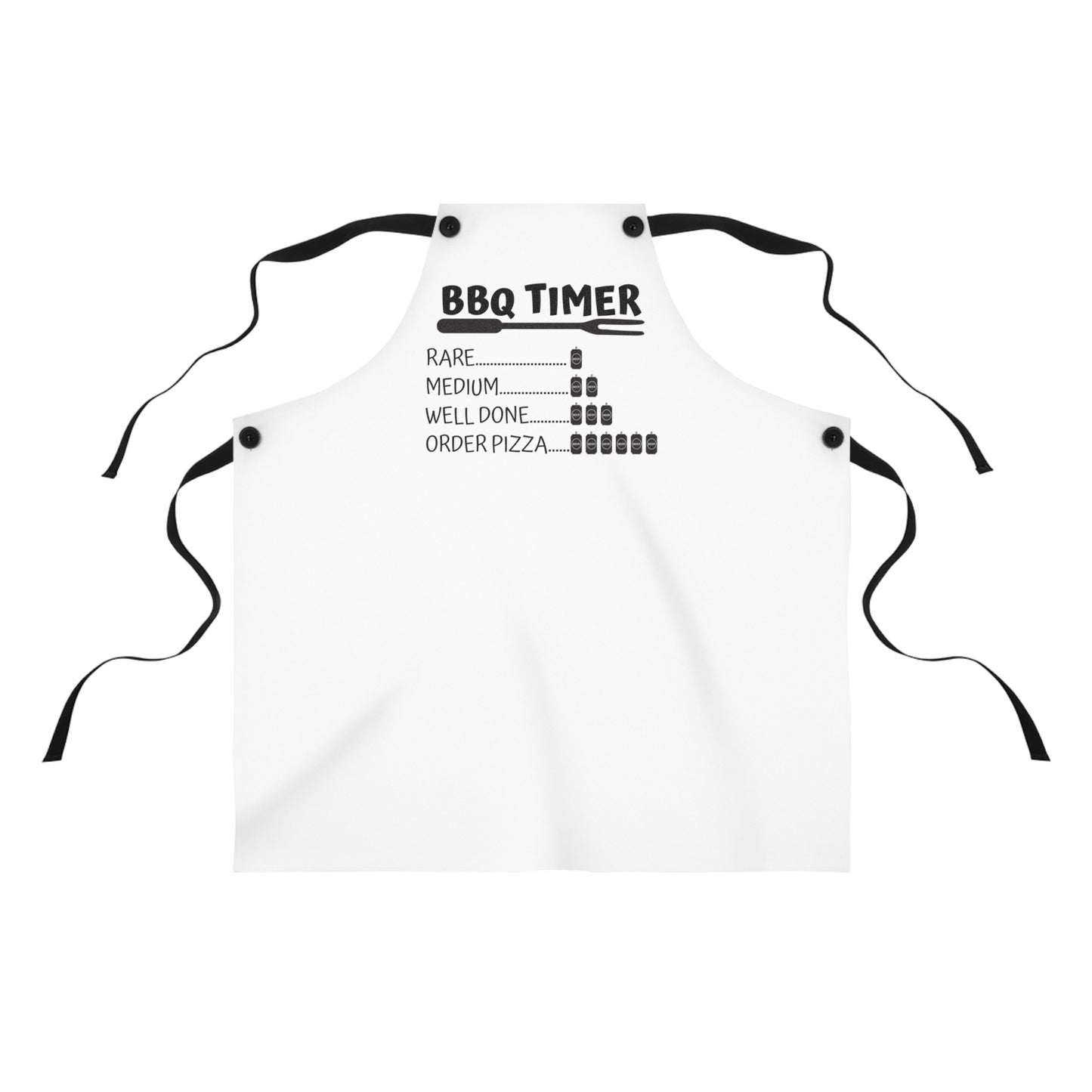 Funny BBQ Timer Apron for Grill Lovers - Perfect Gift for Cookouts and BBQ Parties!
