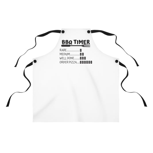 Funny BBQ Timer Apron for Grill Lovers - Perfect Gift for Cookouts and BBQ Parties!