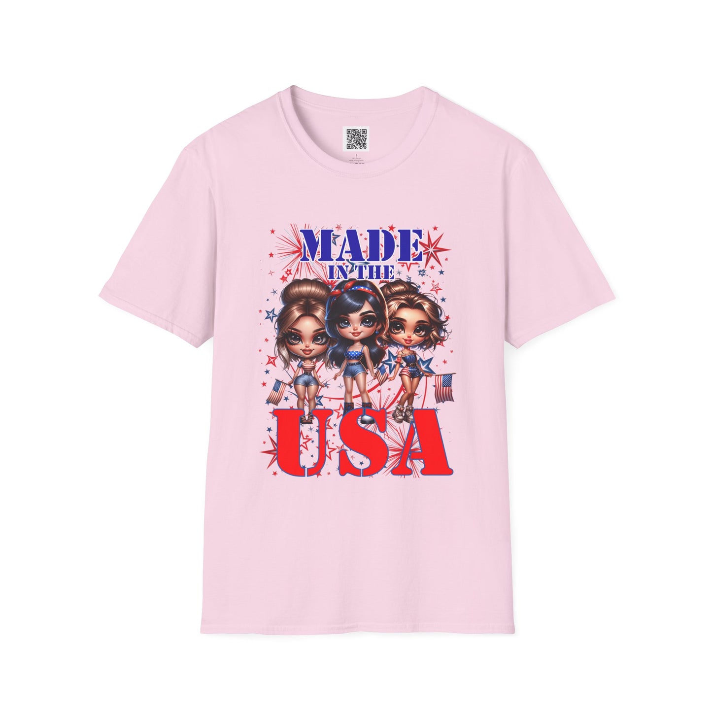 Made in the USA | Unisex Softstyle T-Shirt - Patriotic Graphic Tee