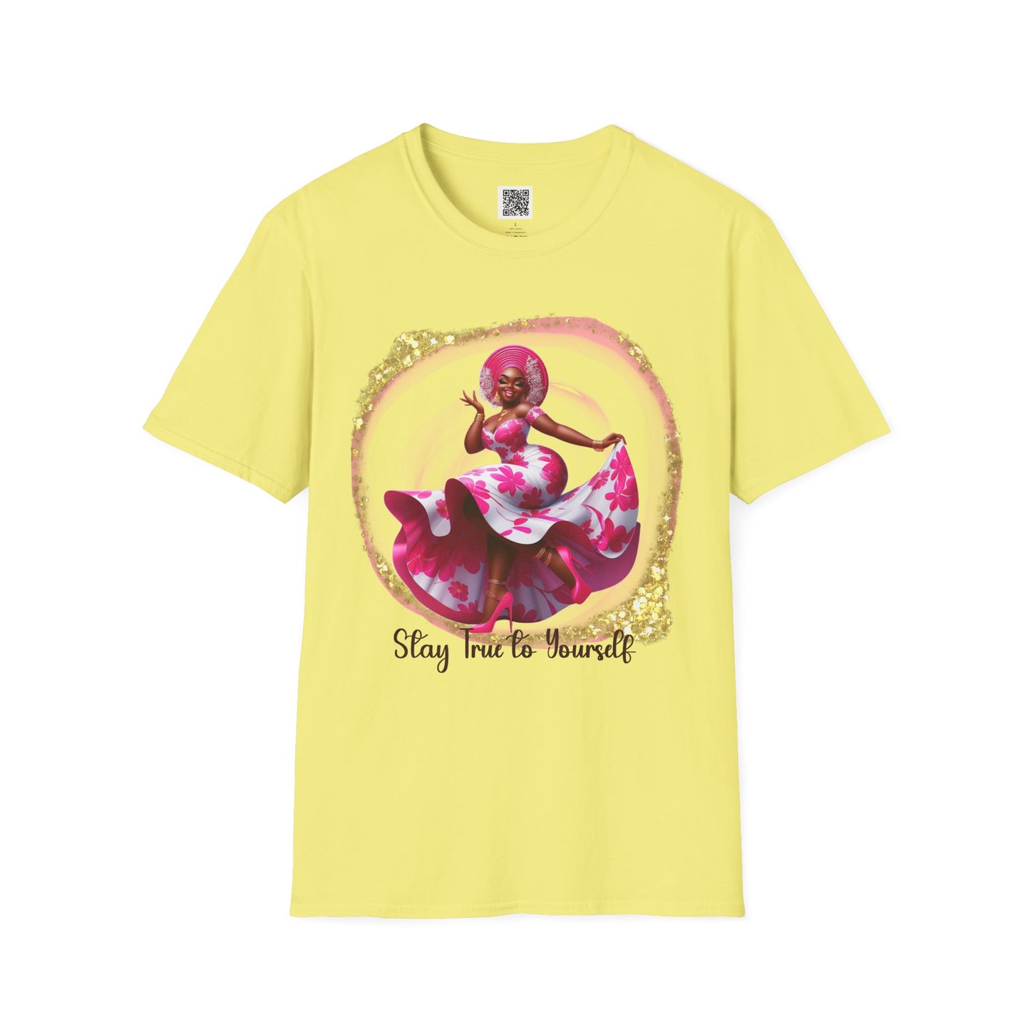 Stay True to Yourself African Beauty | Unisex Softstyle T-Shirt - Inspirational Fashion Tee